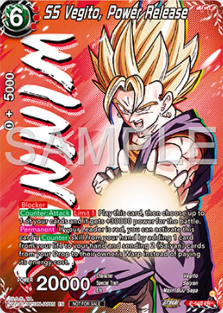 SS Vegito, Power Release (Winner) (P-643) [Tournament Promotion Cards] | Cracking-Singles