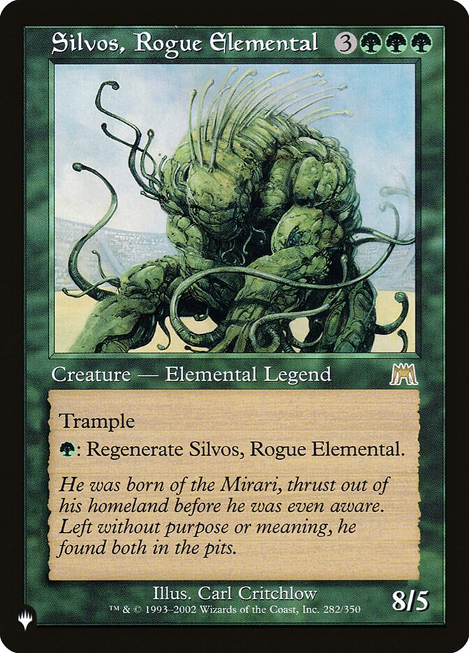 Silvos, Rogue Elemental [The List] | Cracking-Singles