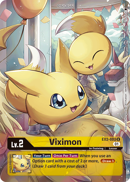 Viximon [EX2-003] (Alternate Art) [Digital Hazard] | Cracking-Singles