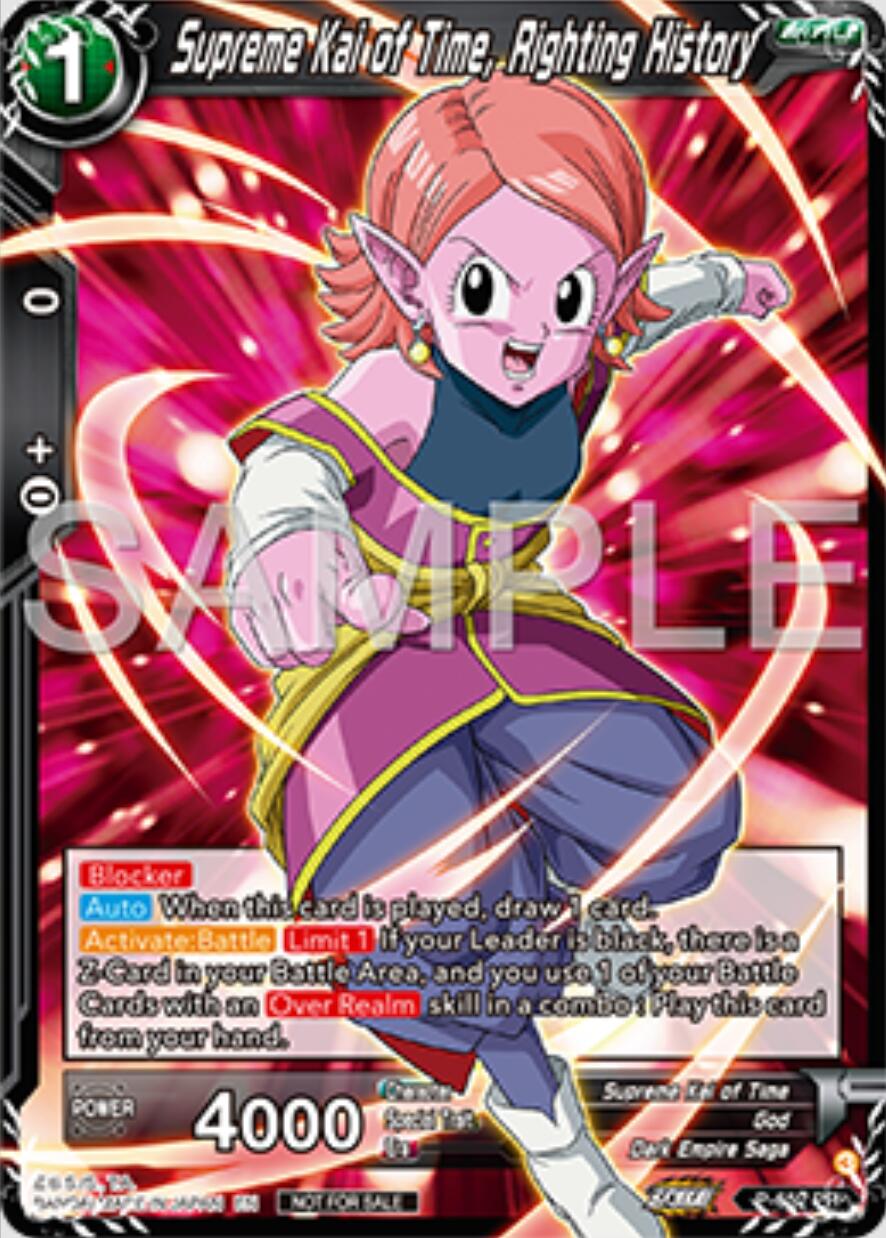 Supreme Kai of Time, Righting History (P-652) [Tournament Promotion Cards] | Cracking-Singles