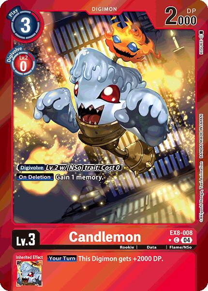 Candlemon [EX8-008] (Limited Foil) [Chain of Liberation] | Cracking-Singles