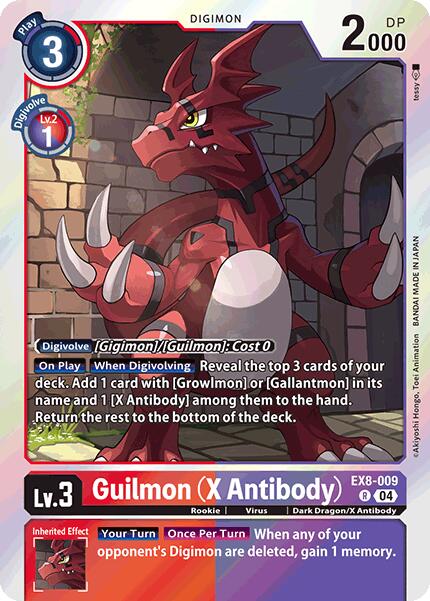 Guilmon (X Antibody) [EX8-009] [Chain of Liberation] | Cracking-Singles