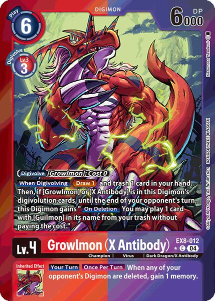 Growlmon (X Antibody) (Limited Foil) [Chain of Liberation] | Cracking-Singles