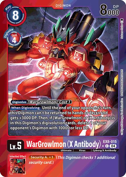 WarGrowlmon [EX8-015] (X Antibody) (Limited Foil) [Chain of Liberation] | Cracking-Singles