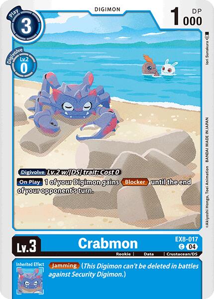 Crabmon [EX8-017] [Chain of Liberation] | Cracking-Singles