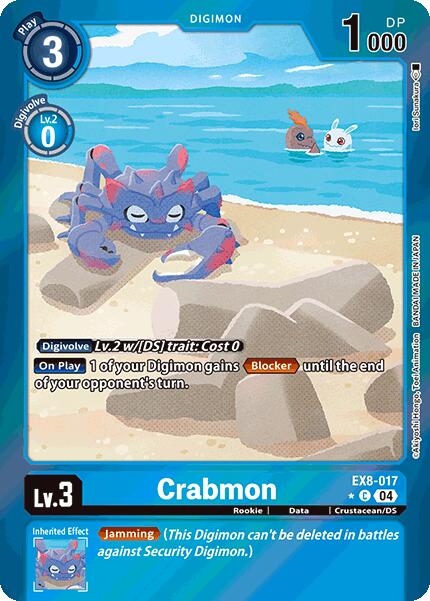 Crabmon [EX8-017] (Limited Foil) [Chain of Liberation] | Cracking-Singles