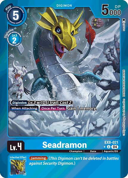 Seadramon [EX8-021] (Limited Foil) [Chain of Liberation] | Cracking-Singles