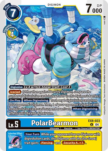 PolarBearmon [EX8-023] [Chain of Liberation] | Cracking-Singles