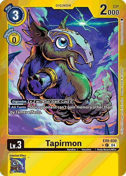 Tapirmon [EX8-030] (Limited Foil) [Chain of Liberation] | Cracking-Singles