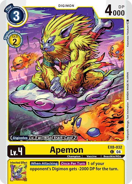 Apemon [EX8-032] [Chain of Liberation] | Cracking-Singles