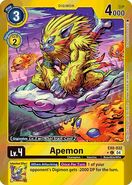 Apemon [EX8-032] (Limited Foil) [Chain of Liberation] | Cracking-Singles