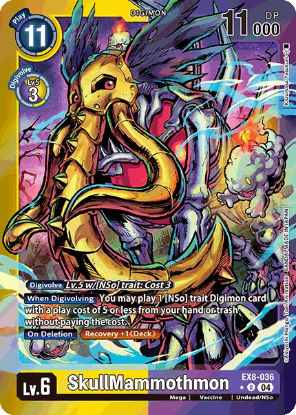 SkullMammothmon [EX8-036] (Limited Foil) [Chain of Liberation] | Cracking-Singles