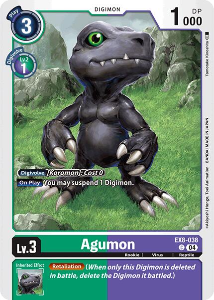 Agumon [EX8-038] [Chain of Liberation] | Cracking-Singles