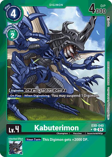 Kabuterimon [EX8-040] (Limited Foil) [Chain of Liberation] | Cracking-Singles