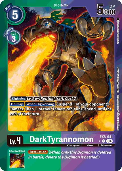 DarkTyrannomon [EX8-041] (Limited Foil) [Chain of Liberation] | Cracking-Singles