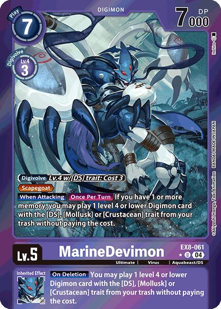 MarineDevimon [EX8-061] (Limited Foil) [Chain of Liberation] | Cracking-Singles