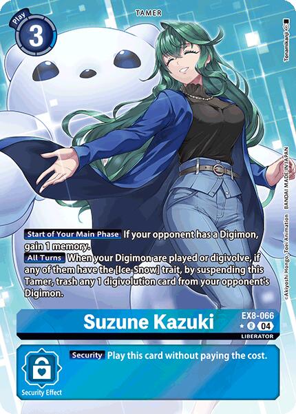 Suzune Kazuki [EX8-066] (Alternate Art) [Chain of Liberation] | Cracking-Singles