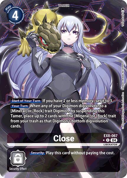 Close [EX8-067] (Alternate Art) [Chain of Liberation] | Cracking-Singles