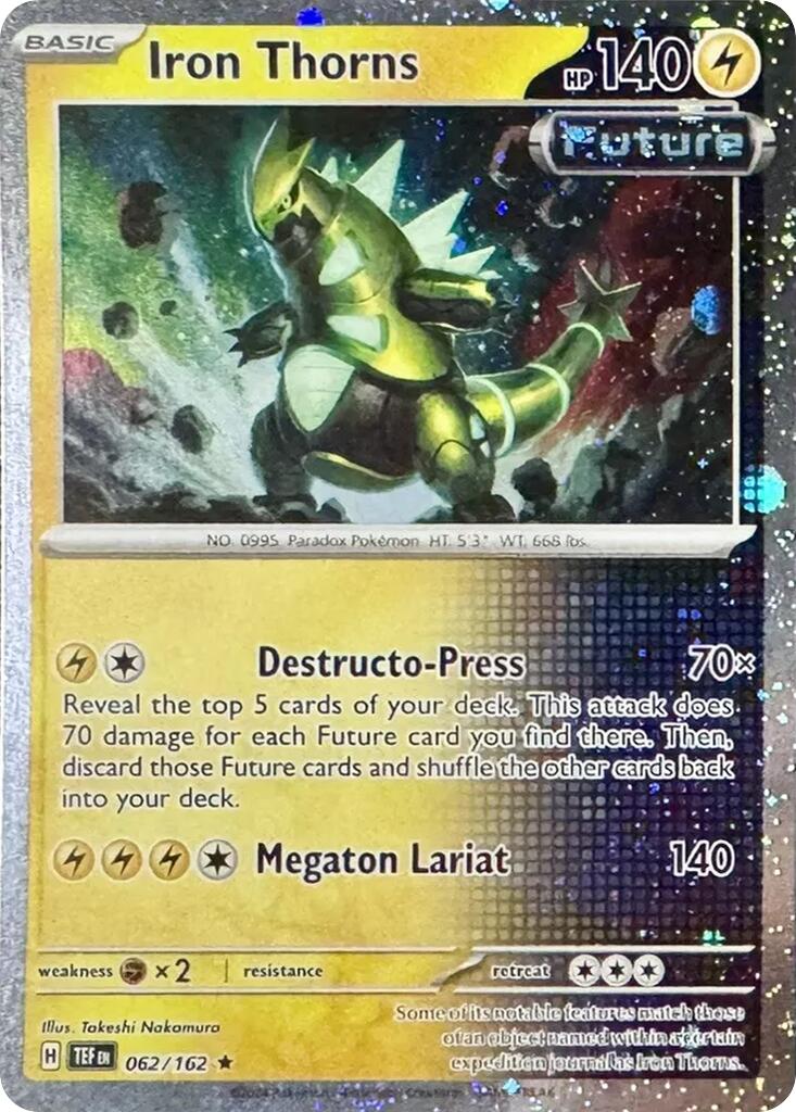 Iron Thorns (062/162) (Cosmos Holo) [Miscellaneous Cards] | Cracking-Singles