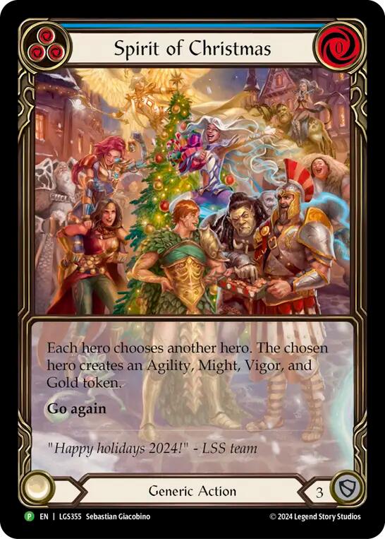 Spirit of Christmas (Cold Foil) [LGS355] (Promo)  Cold Foil | Cracking-Singles