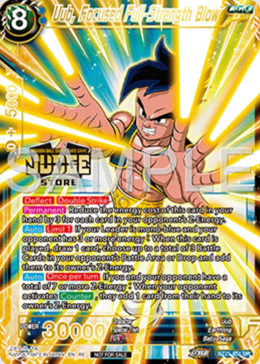 Uub, Focused Full-Strength Blow (Judge Pack Vol.16) (Store) (BT21-051) [Judge Promotion Cards] | Cracking-Singles