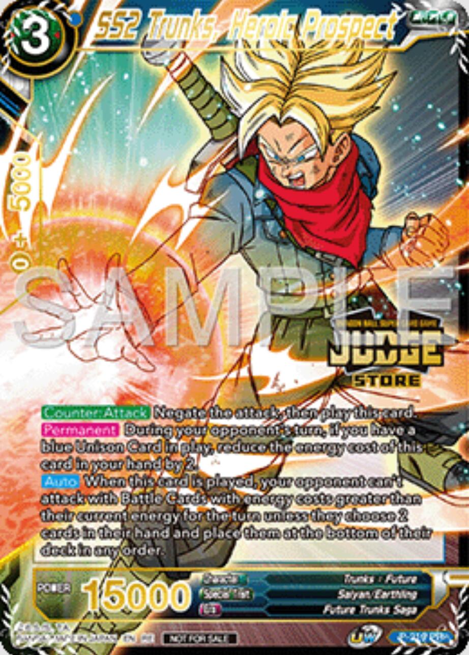 SS2 Trunks, Heroic Prospect (Judge Pack Vol.16) (Store) (P-219) [Judge Promotion Cards] | Cracking-Singles