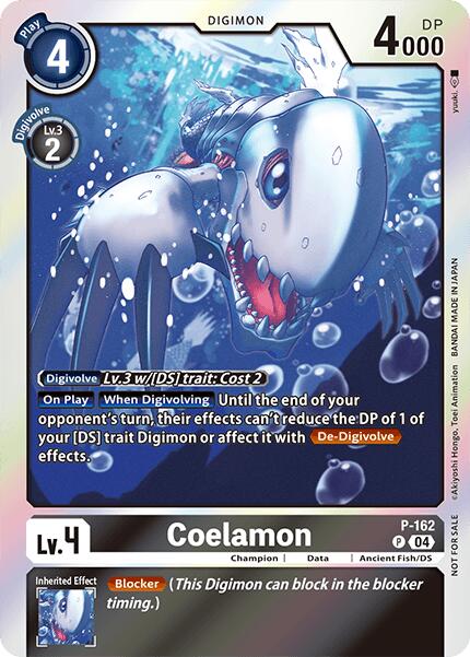 Coelamon [P-162] (-Chain of Liberation- Upgrade Pack [Digimon LIBERATOR] | Cracking-Singles