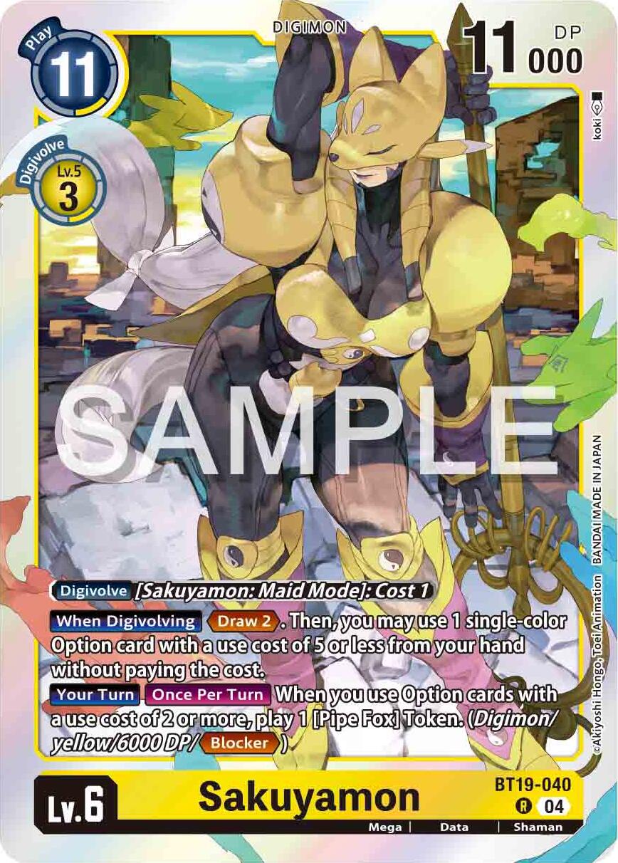 Sakuyamon [BT19-040] [Release Special Booster Ver.2.0] | Cracking-Singles