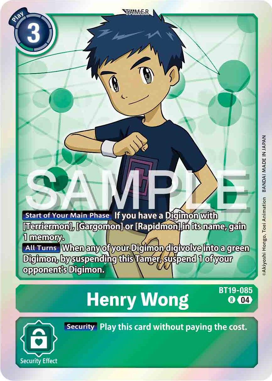 Henry Wong [BT19-085] [Release Special Booster Ver.2.0] | Cracking-Singles