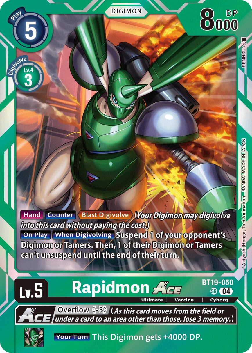 Rapidmon ACE [BT19-050] [Release Special Booster Ver.2.5] | Cracking-Singles