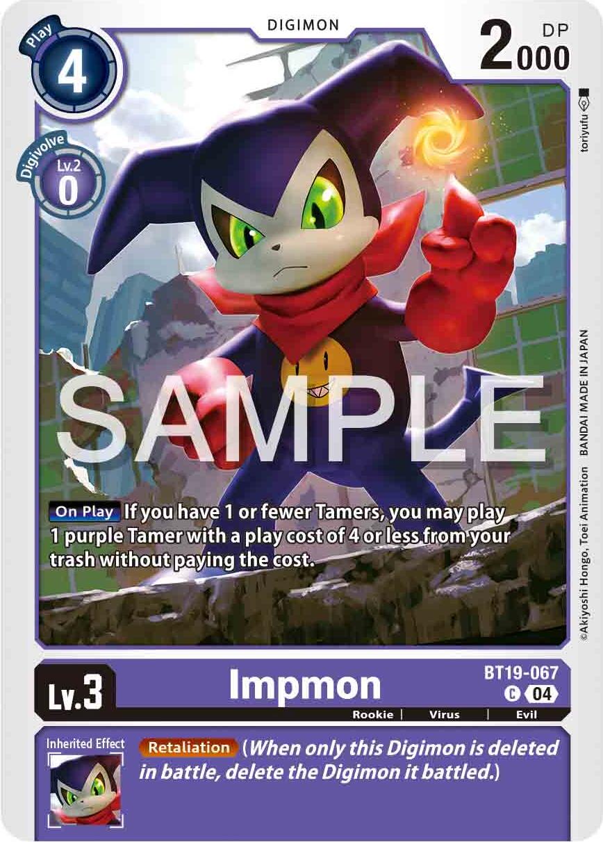 Impmon [BT19-067] [Release Special Booster Ver.2.5] | Cracking-Singles