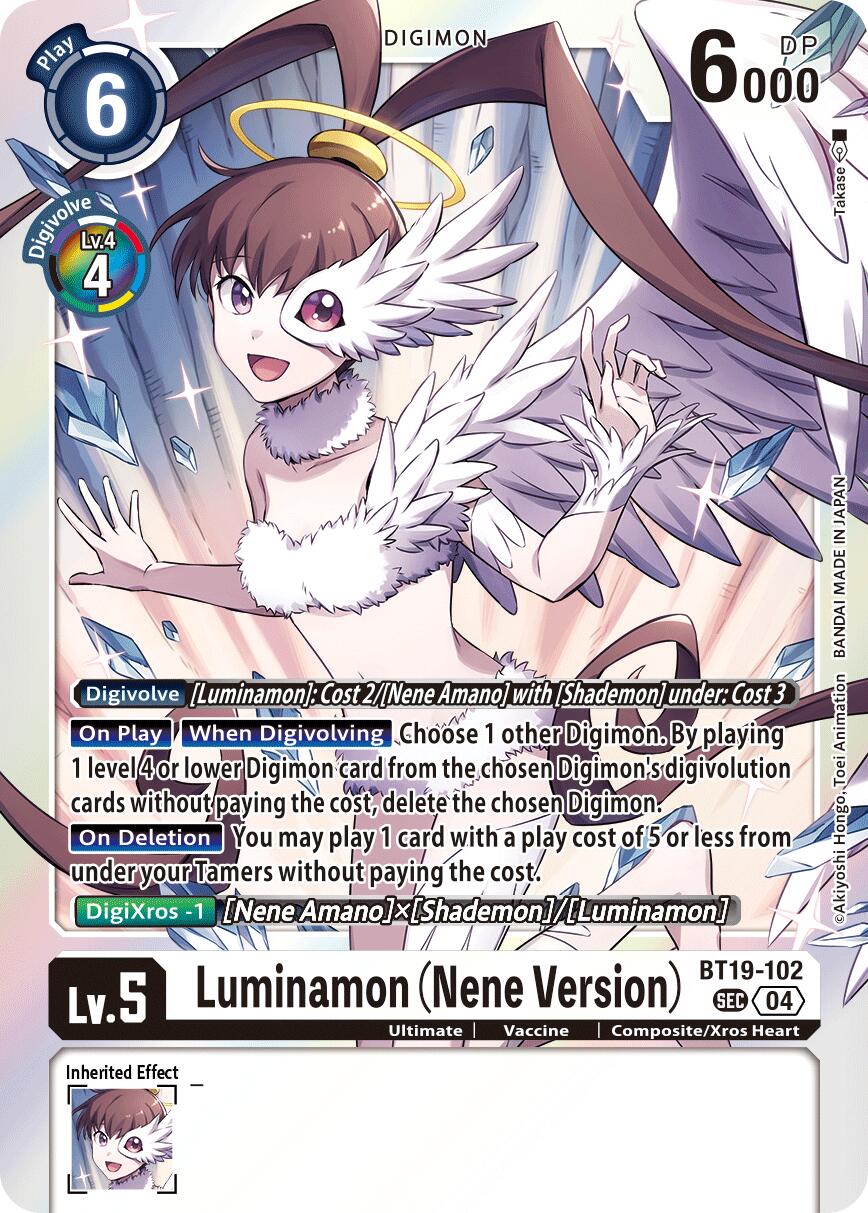 Luminamon [BT19-102] (Nene Version) [Release Special Booster Ver.2.5] | Cracking-Singles