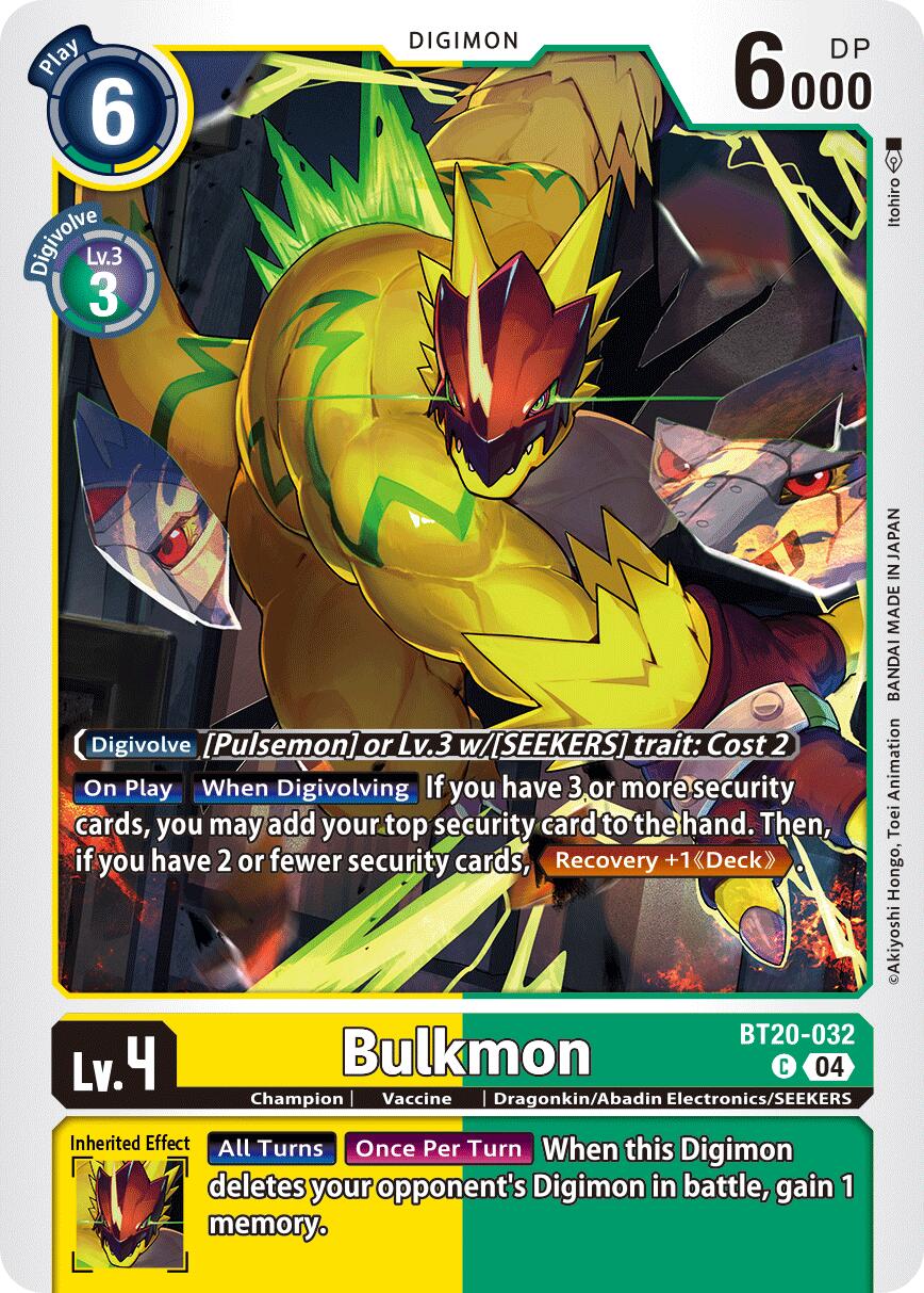 Bulkmon [BT20-032] [Release Special Booster Ver.2.5] | Cracking-Singles