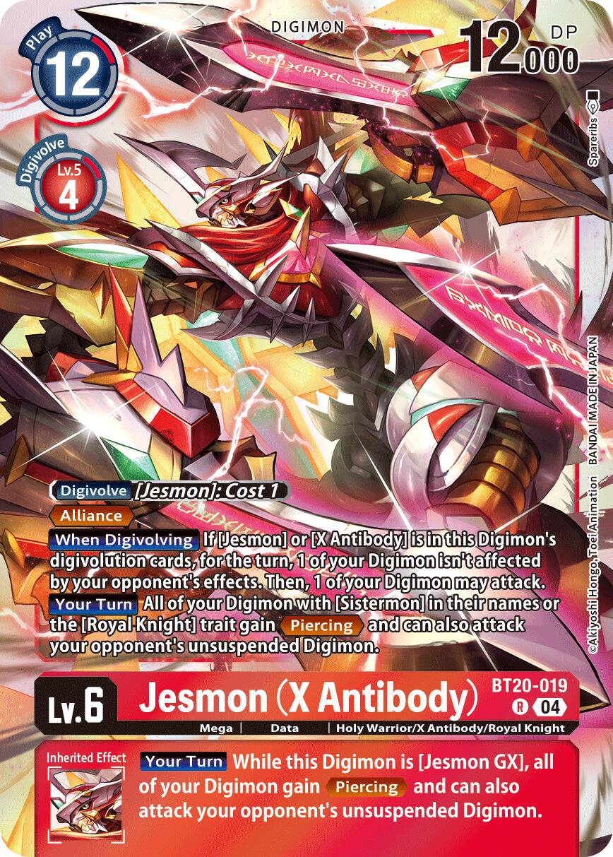 Jesmon [BT20-019] (X Antibody) [Release Special Booster Ver.2.5] | Cracking-Singles