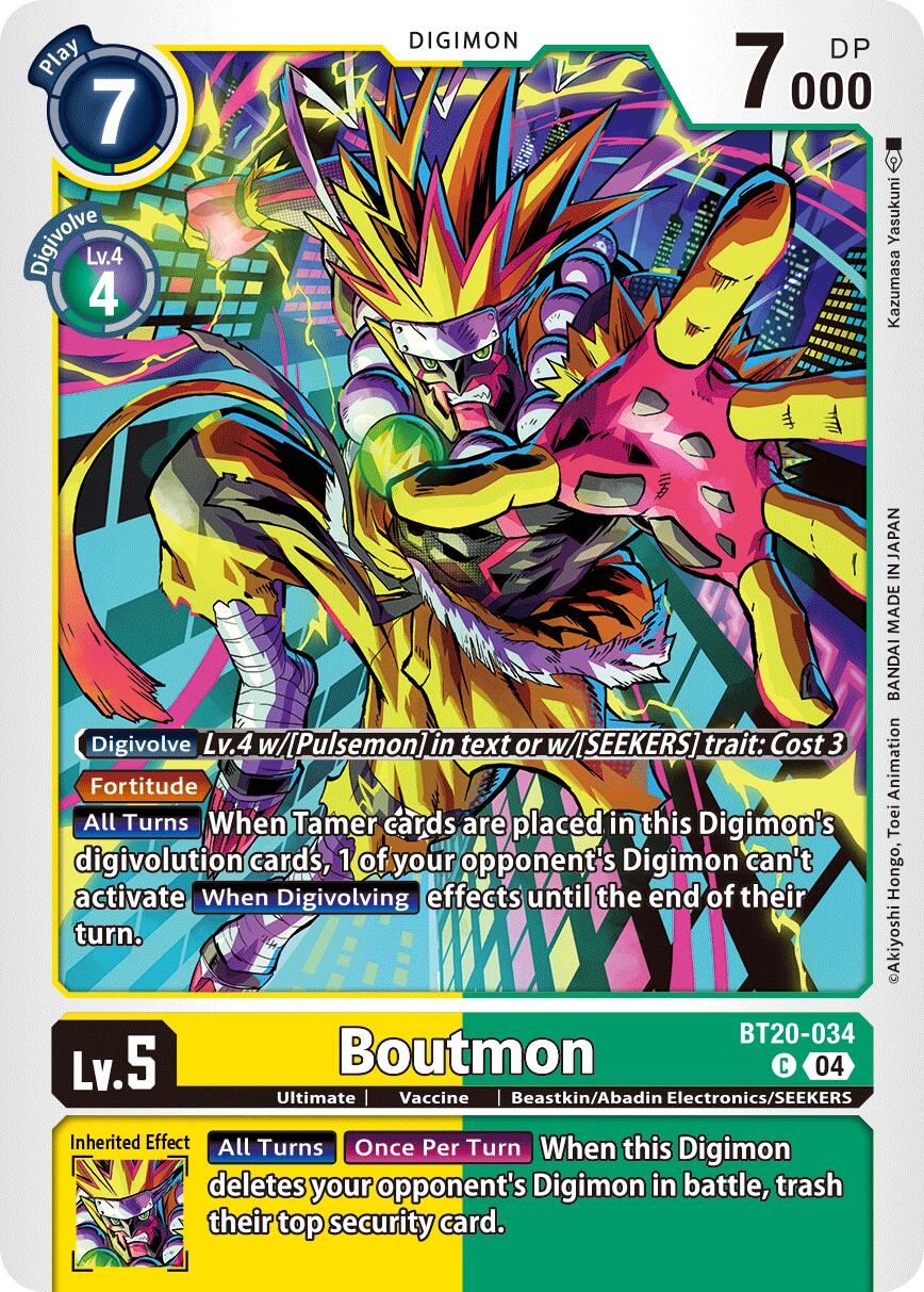 Boutmon [BT20-034] [Release Special Booster Ver.2.5] | Cracking-Singles