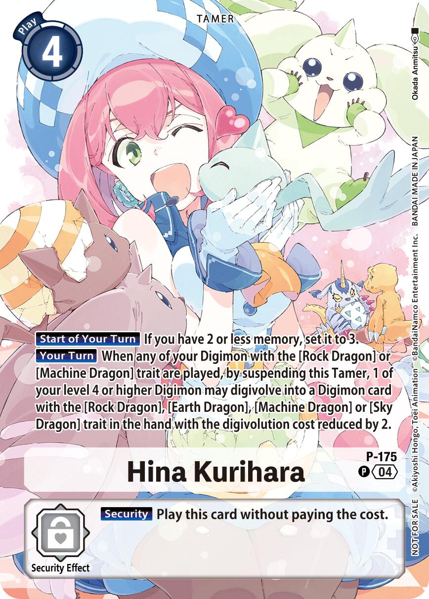 Hina Kurihara [P-175] (Update Pack 2025) [Release Special Booster Ver.2.5] | Cracking-Singles