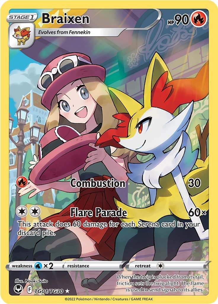 Braixen (TG01/TG30) [Sword & Shield: Silver Tempest] | Cracking-Singles