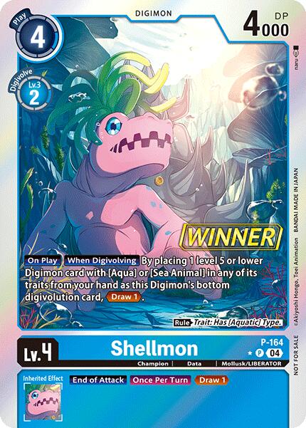 Shellmon [P-164] (Store Tournament 2025 Vo.1 Winner Pack) [Promotional Cards] | Cracking-Singles