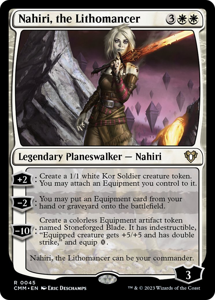 Nahiri, the Lithomancer [Commander Masters] | Cracking-Singles