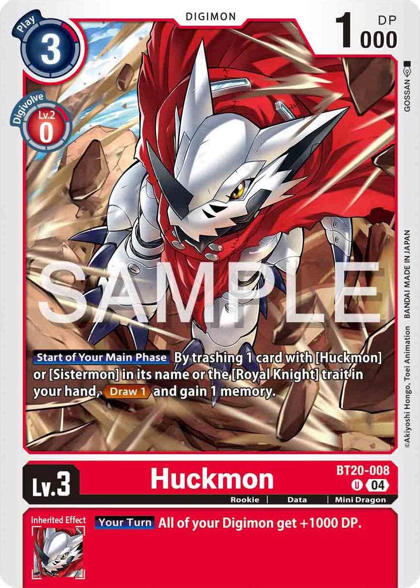 Huckmon [BT20-008] [Release Special Booster Ver.2.0] | Cracking-Singles