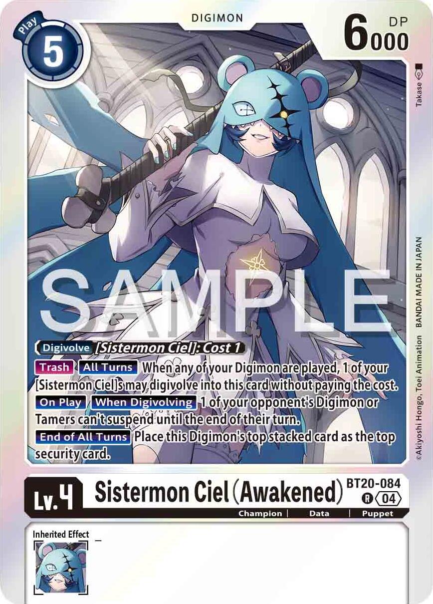 Sistermon Ciel [BT20-084] (Awakened) [Release Special Booster Ver.2.5] | Cracking-Singles