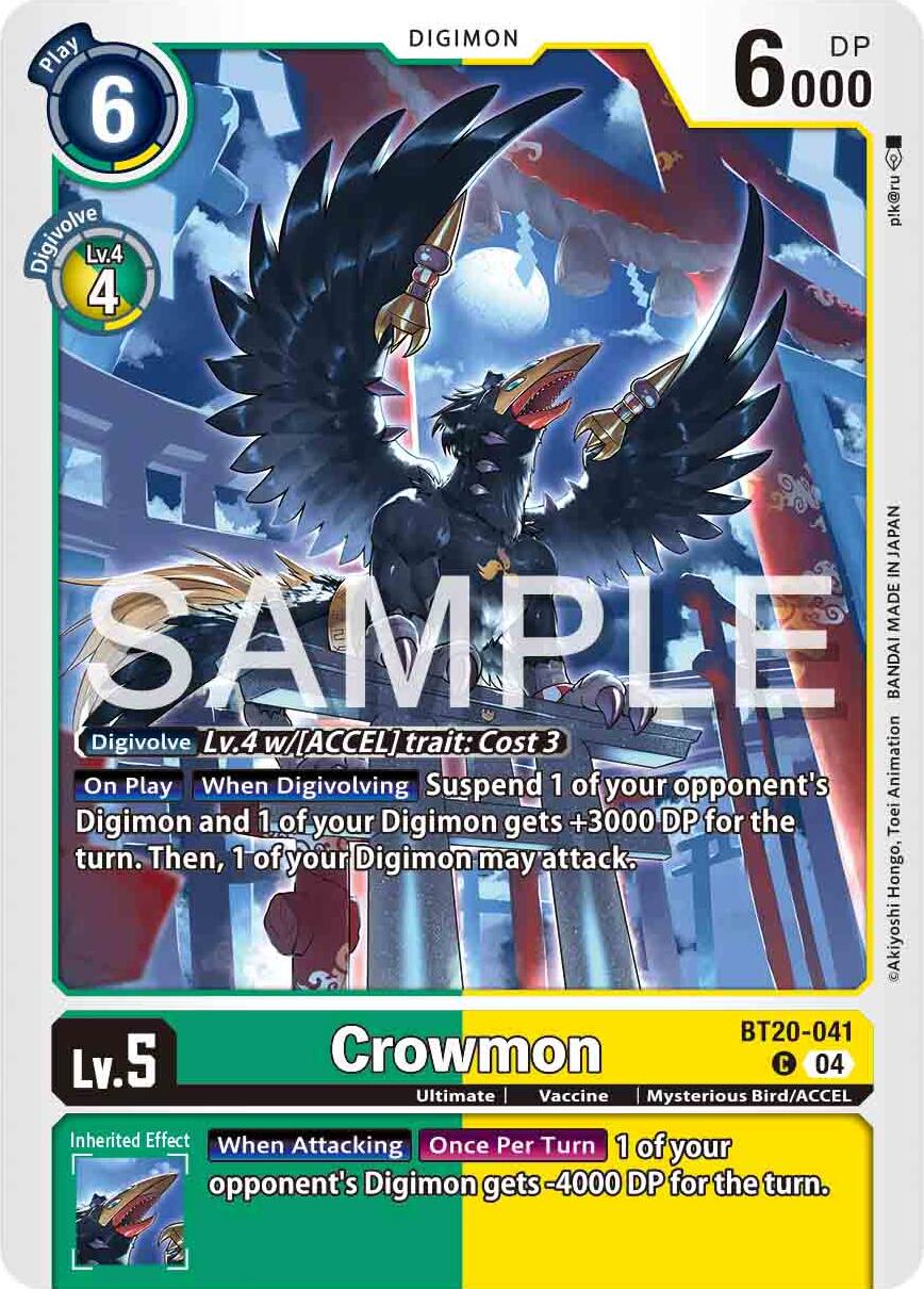 Crowmon [BT20-041] [Release Special Booster Ver.2.0] | Cracking-Singles