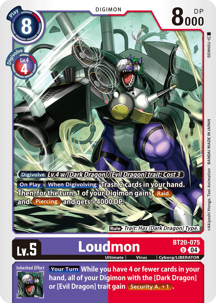 Loudmon [BT20-075] [Release Special Booster Ver.2.5] | Cracking-Singles