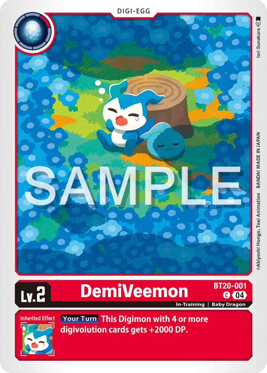 DemiVeemon [BT20-001] [Release Special Booster Ver.2.0] | Cracking-Singles