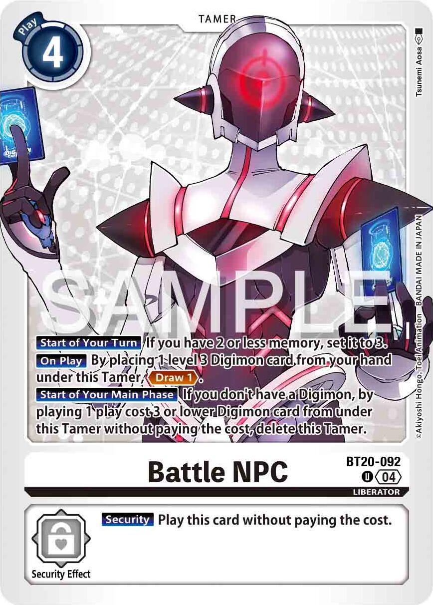 Battle NPC [BT20-092] [Release Special Booster Ver.2.5] | Cracking-Singles