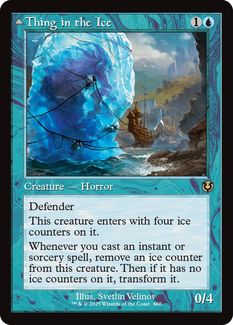 Thing in the Ice // Awoken Horror (Retro Frame) [Innistrad Remastered] | Cracking-Singles