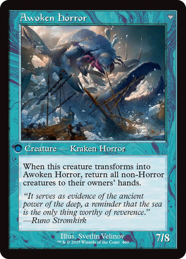 Thing in the Ice // Awoken Horror (Retro Frame) [Innistrad Remastered] | Cracking-Singles