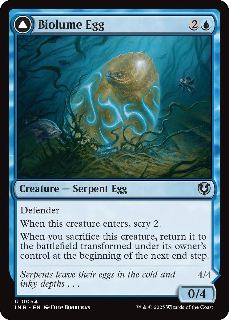 Biolume Egg // Biolume Serpent [Innistrad Remastered] | Cracking-Singles