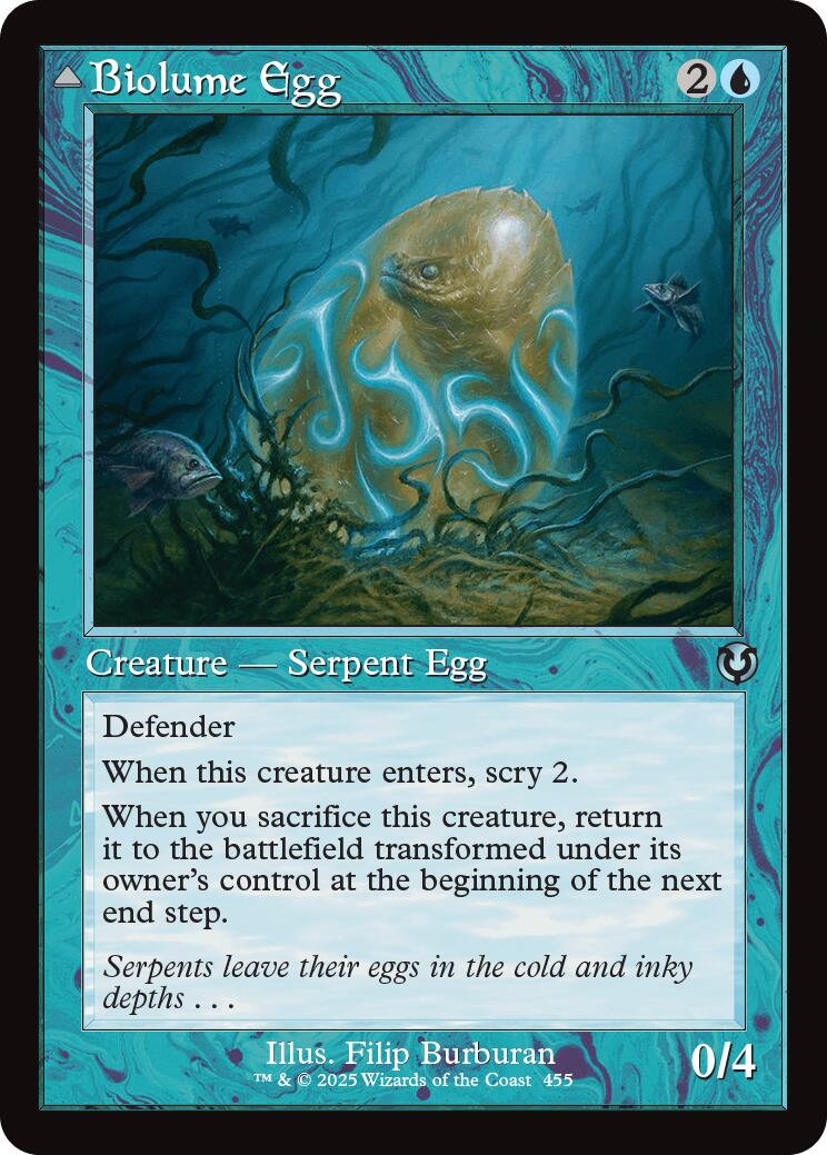 Biolume Egg // Biolume Serpent (Retro Frame) [Innistrad Remastered] | Cracking-Singles