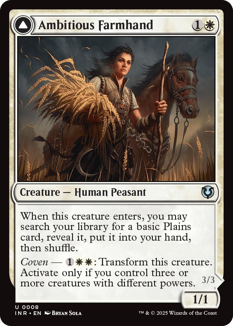 Ambitious Farmhand // Seasoned Cathar [Innistrad Remastered] | Cracking-Singles